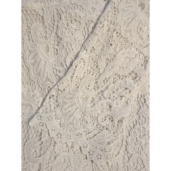 Vintage Juicy Couture-Elegant white Lace Long Sleeve Dress - Picture 9 of 11